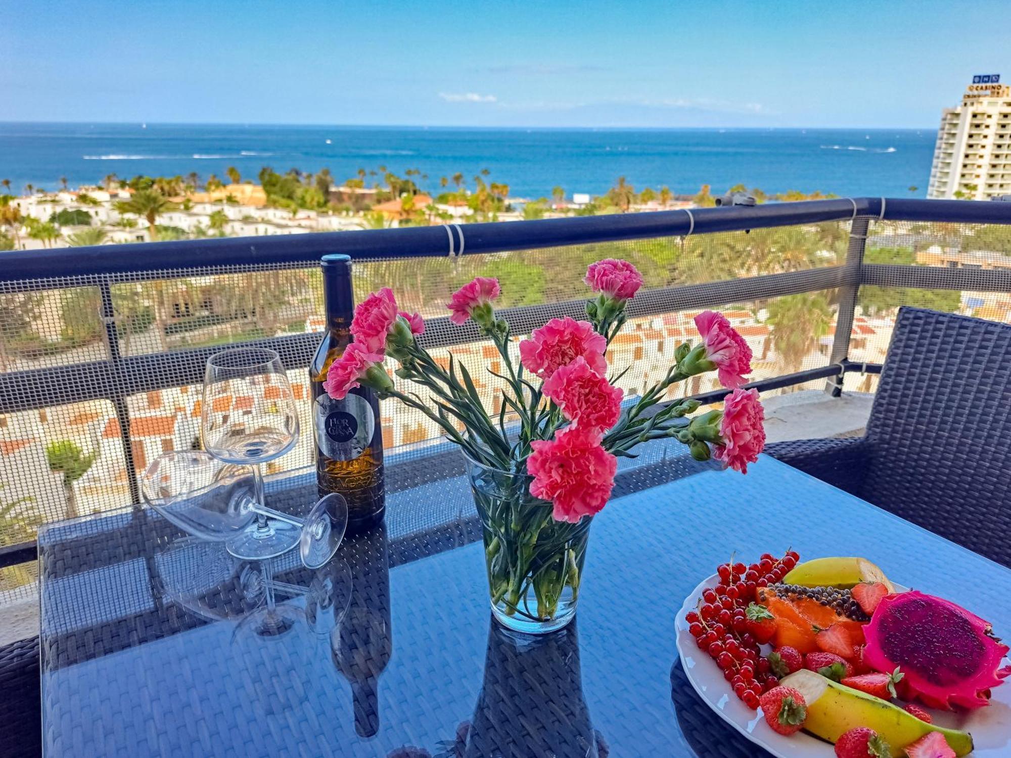 Cozy Ocean And La Gomera View Appartment Playa de las Américas Exterior foto